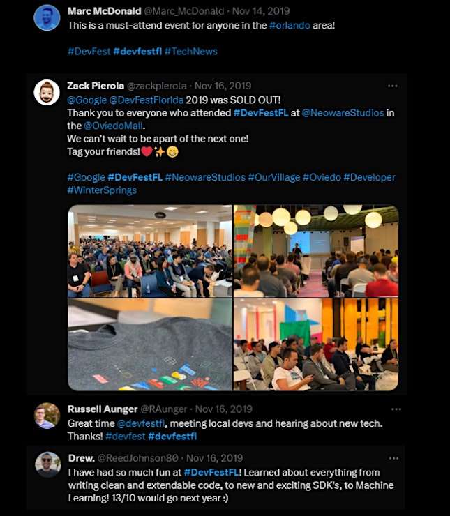 Meet our DevFest Fans