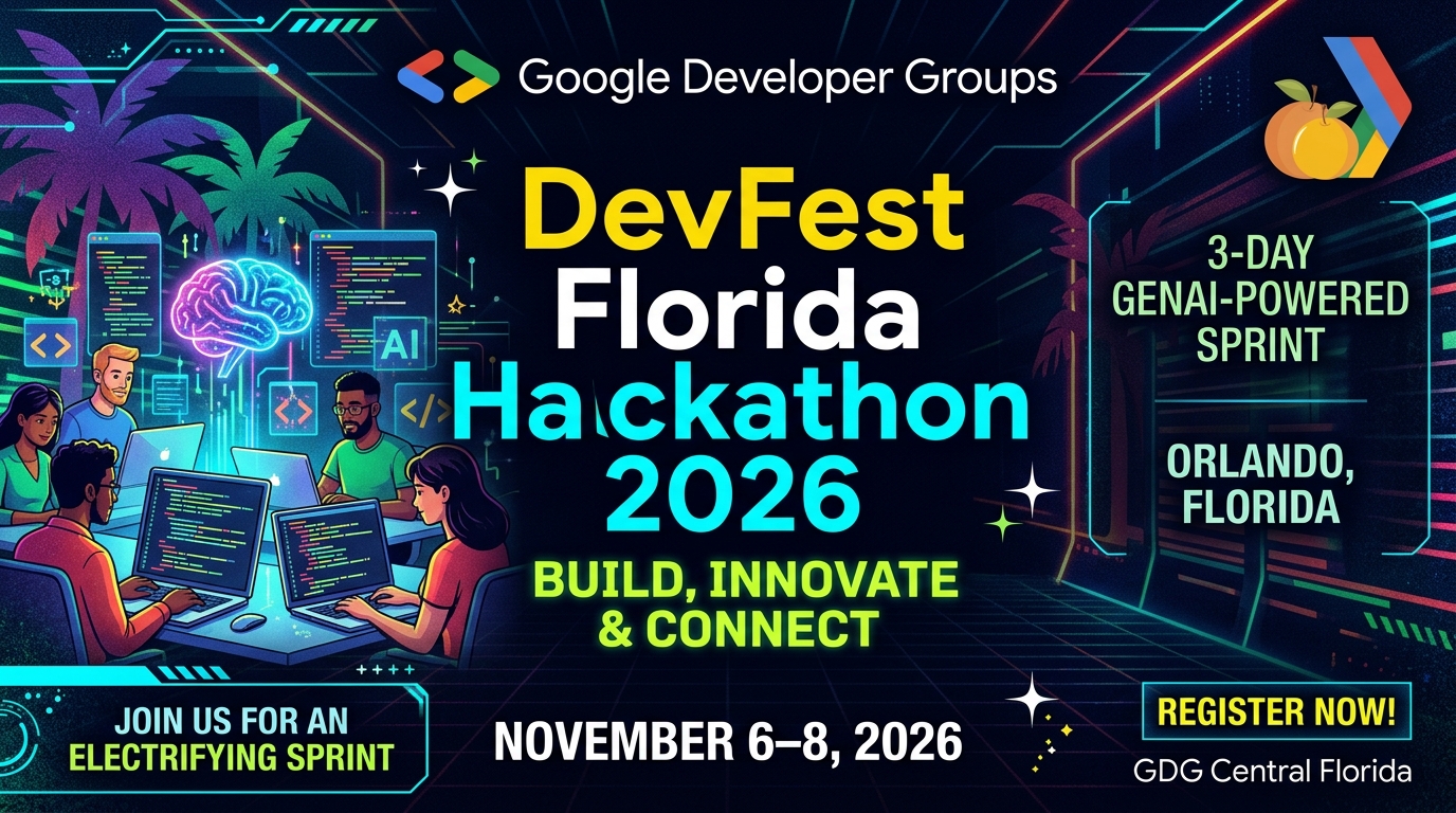 DevFest Florida Speaker Spotlight for Nov 2026