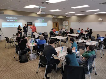 Presentations and participants at TADHack-mini Orlando 2019